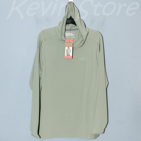 Eddie Bauer‎ Men’s Performance Hoodie Color: Green - Picture 1 of 3